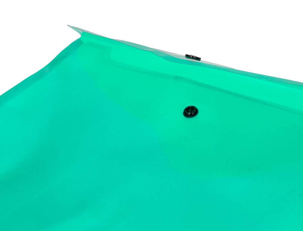 CARPETA LIDERPAPEL DOSSIER BROCHE 34043 POLIPROPILENO DIN A4 VERDE TRANSPARENTE 50 HOJAS