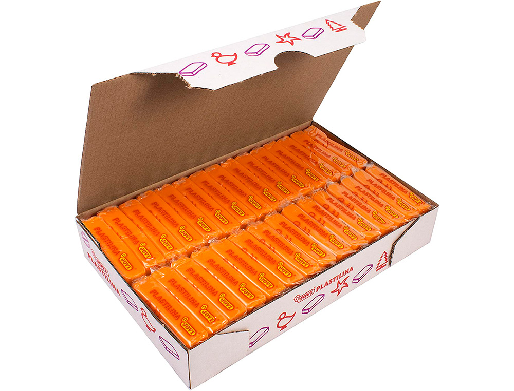 PLASTILINA JOVI 70 NARANJA UNIDAD TAMAO PEQUEO