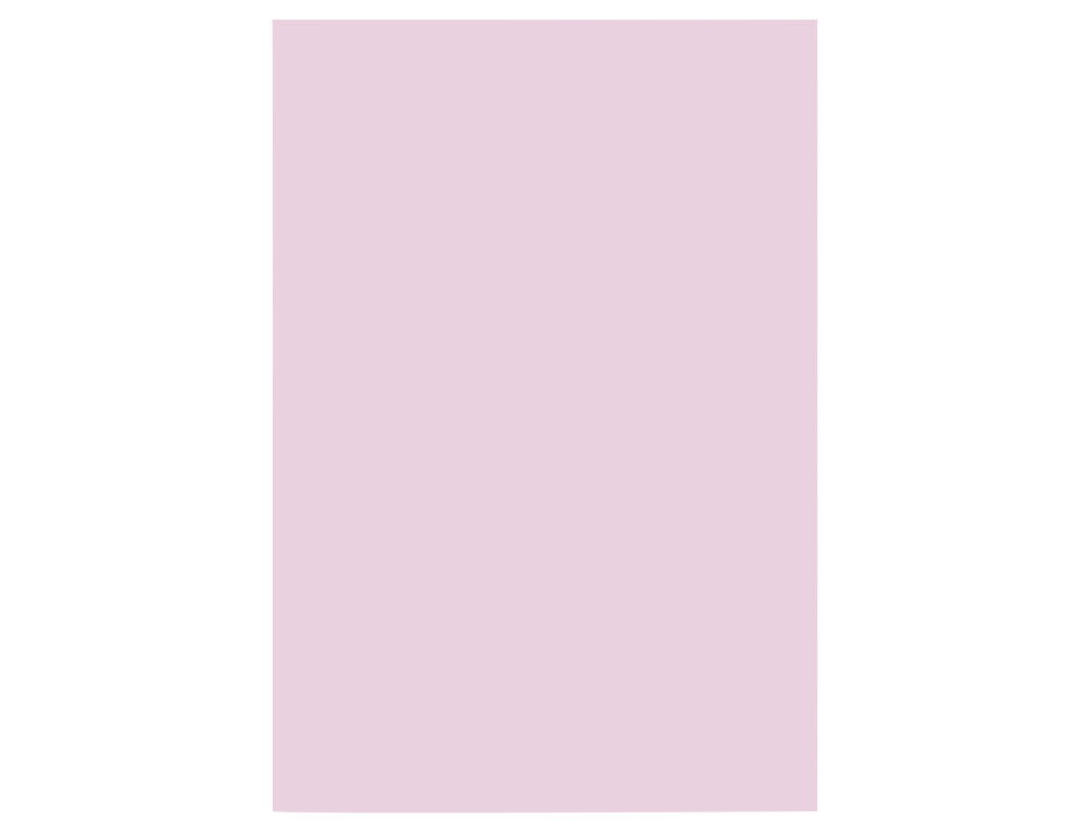 CARTULINA LIDERPAPEL A4 180G/M2 ROSA PAQUETE DE 100 HOJAS