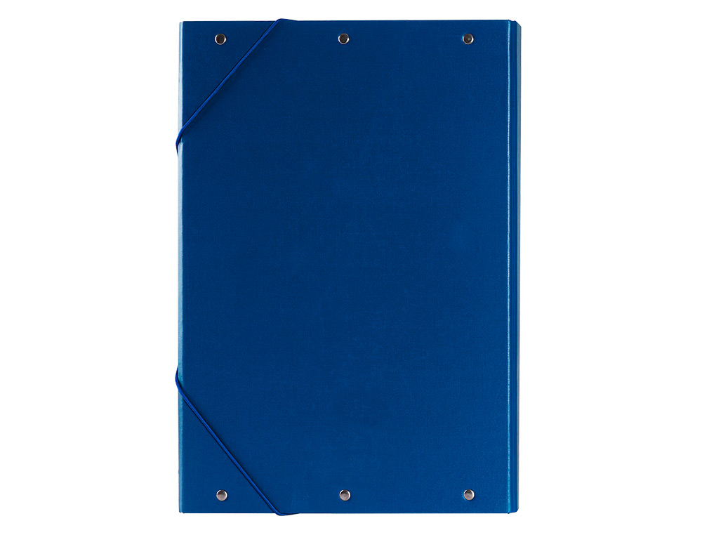 CARPETA PROYECTOS LIDERPAPEL FOLIO LOMO 30MM CARTON FORRADOAZUL