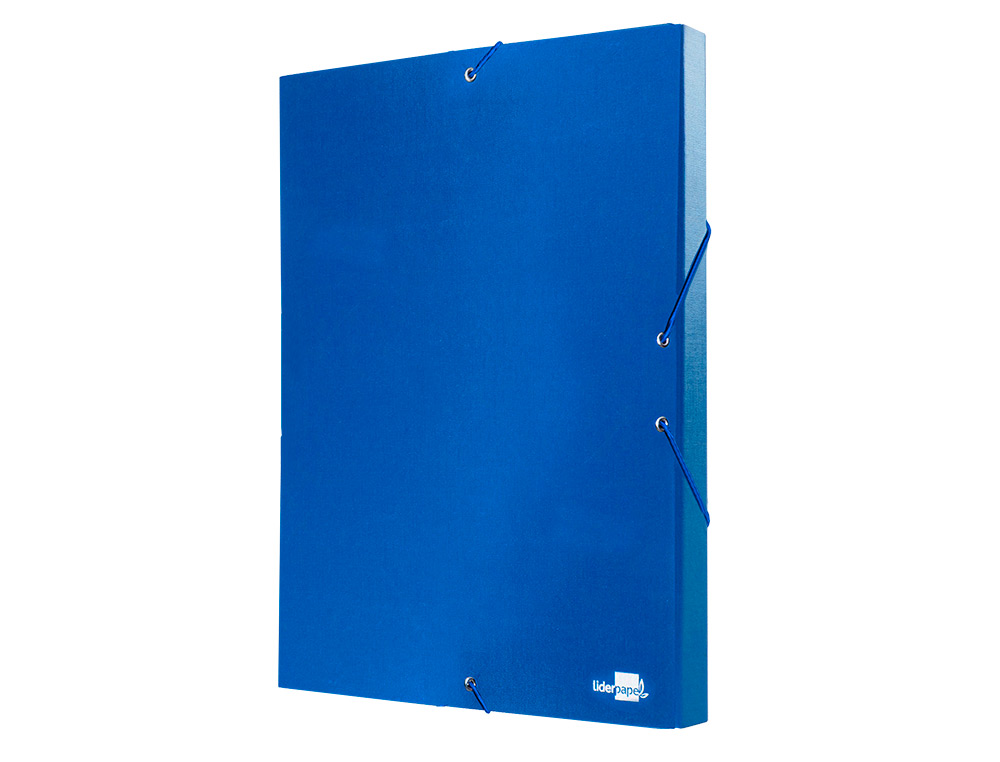 CARPETA PROYECTOS LIDERPAPEL FOLIO LOMO 30MM CARTON FORRADOAZUL