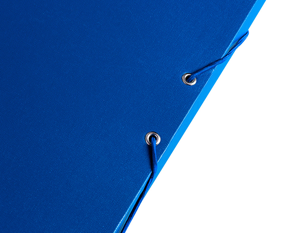 CARPETA PROYECTOS LIDERPAPEL FOLIO LOMO 30MM CARTON FORRADOAZUL