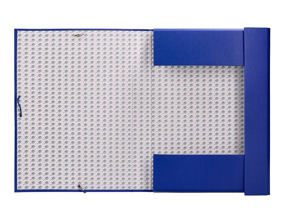CARPETA PROYECTOS LIDERPAPEL FOLIO LOMO 50MM CARTON FORRADOAZUL
