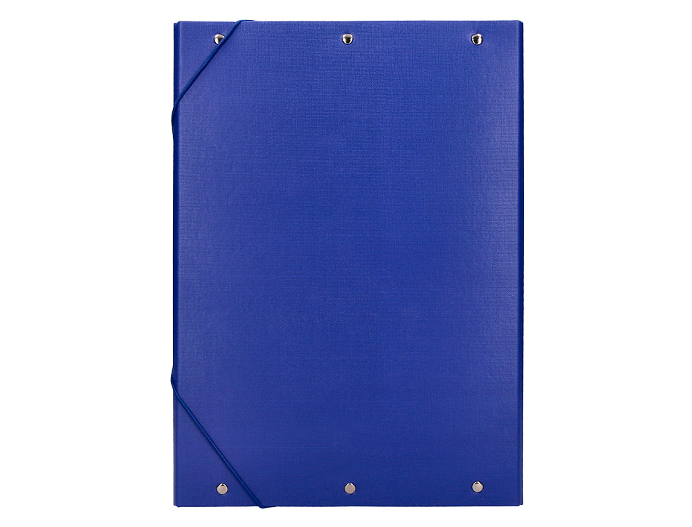 CARPETA PROYECTOS LIDERPAPEL FOLIO LOMO 50MM CARTON FORRADOAZUL