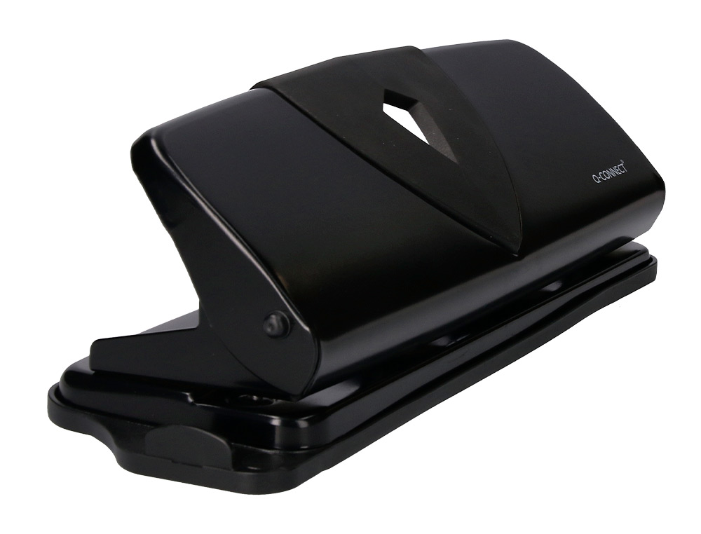 TALADRADOR Q-CONNECT KF01238 NEGRO 4 TALADROS ABERTURA 1,6 MM CAPACIDAD 16 HOJAS
