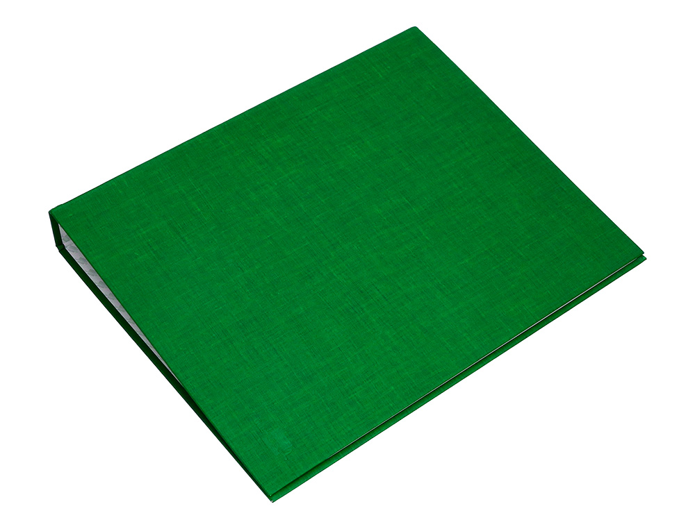 CARPETA DE 4 ANILLAS 25MM MIXTAS LIDERPAPEL FOLIO CARTONFORRADO PAPER COAT VERDE