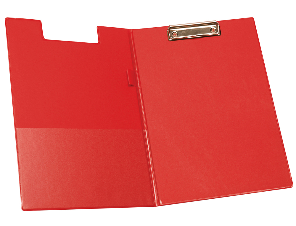 CARPETA Q-CONNECT MINICLIPS PLASTICO DIN A4 ROJA