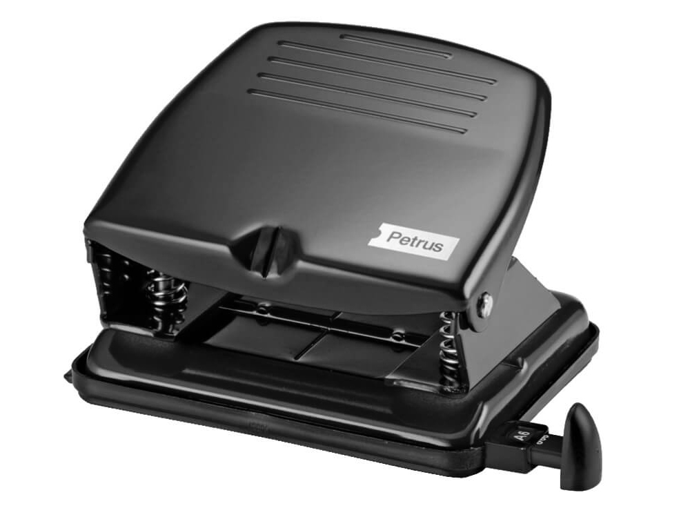 TALADRADOR PETRUS 65 COLOR NEGRO CAPACIDAD 20 HOJAS