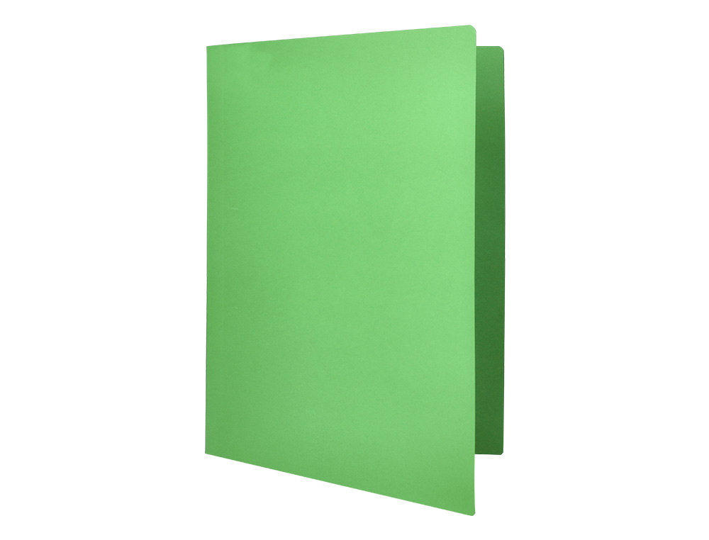 SUBCARPETA LIDERPAPEL FOLIO VERDE INTENSO 180G/M2