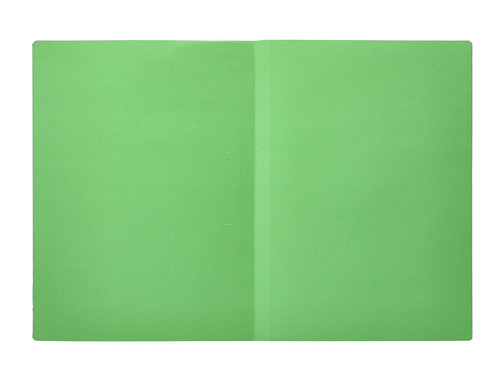 SUBCARPETA LIDERPAPEL FOLIO VERDE INTENSO 180G/M2