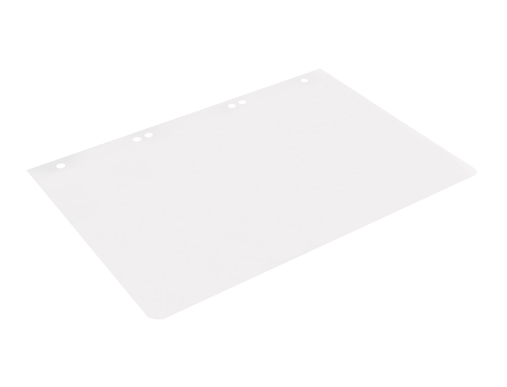 RECAMBIO LIDERPAPEL CUARTO 100 HOJAS 60G/M2 LISO SIN MARGEN 6 TALADROS