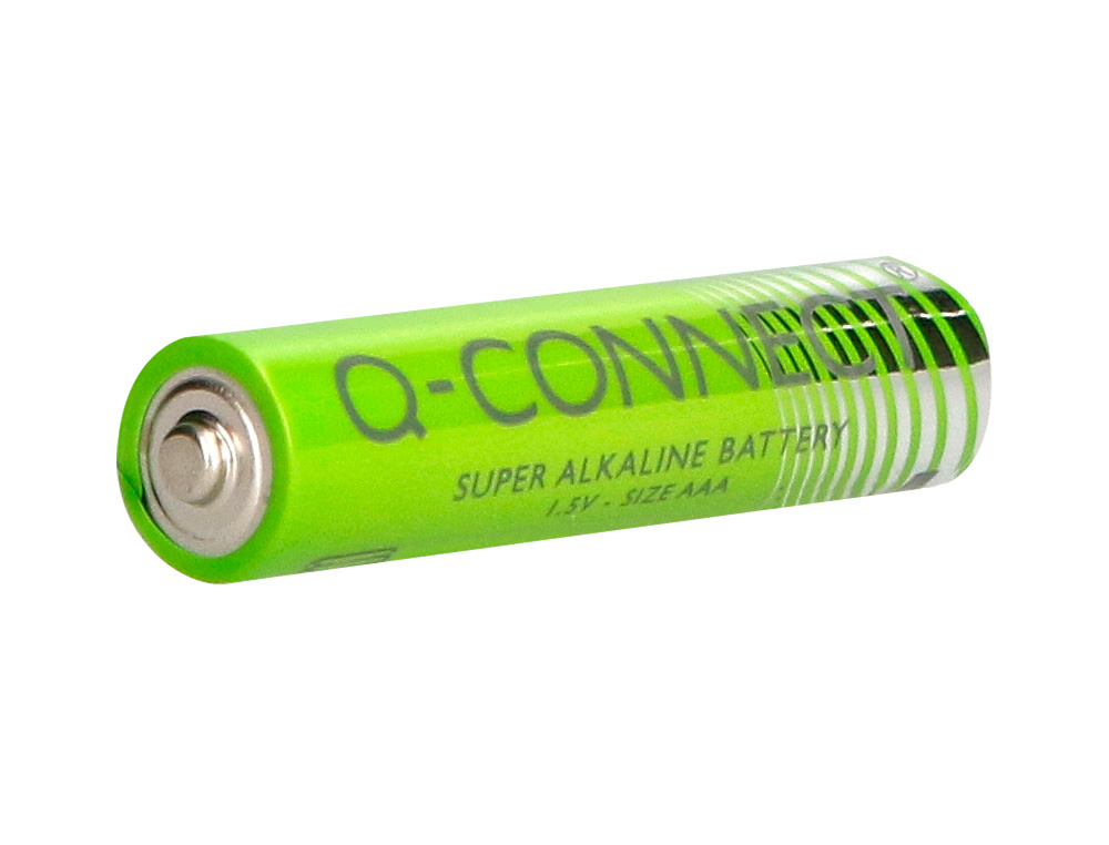 PILA Q-CONNECT ALCALINA AAA BLISTER CON 4 UNIDADES