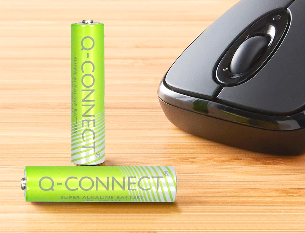 PILA Q-CONNECT ALCALINA AAA BLISTER CON 4 UNIDADES
