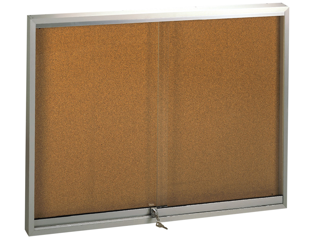 VITRINA DE ANUNCIOS Q-CONNECT MARCO DE ALUMINIO 1000 X 2000 MM