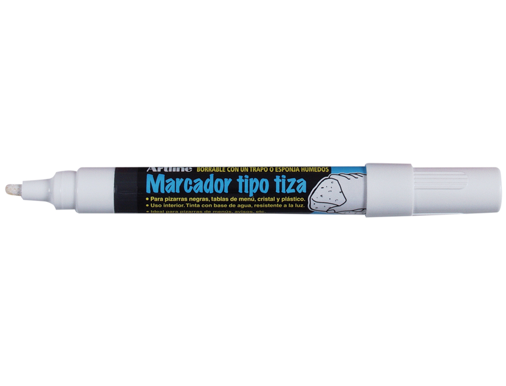 ROTULADOR ARTLINE PIZARRA VERDE NEGRA EPW-4-BL COLOR BLANCO