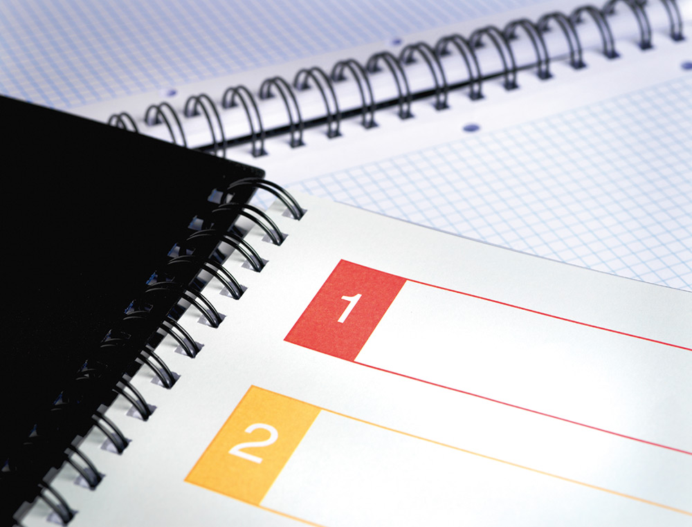 CUADERNO ESPIRAL LIDERPAPEL A4 MICRO EXECUTIVE TAPA PLASTICO 100H 80GR CUADRO 5MM 5 SEP ARADORES CON GOMILLA PLATA