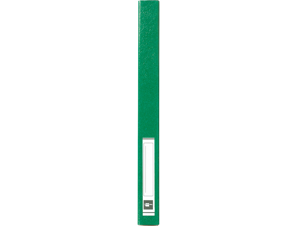 CARPETA PROYECTOS LIDERPAPEL FOLIO LOMO 30MM CARTON GOFRADO VERDE