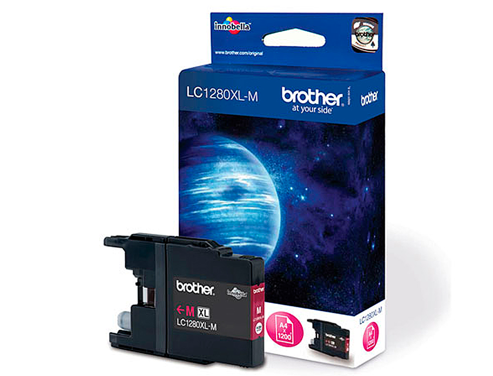 INK-JET BROTHER LC-1280XLMBP MAGENTA -1,200PAG- MFC-J6510DW MFC-J6710DW MFC-J6910DW