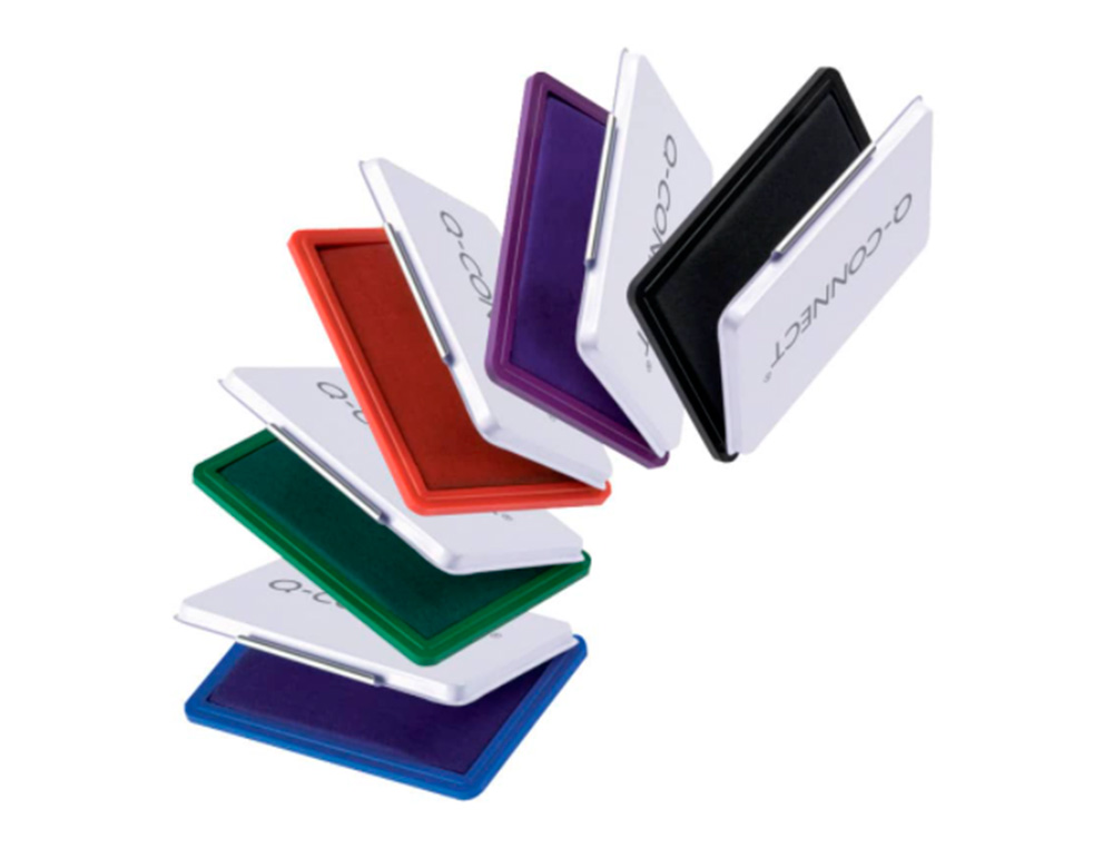 TAMPON Q-CONNECT N2 110X70 MM AZUL