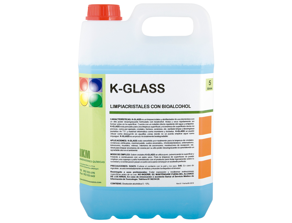 LIMPIACRISTALES IKM GARRAFA 5 LITROS