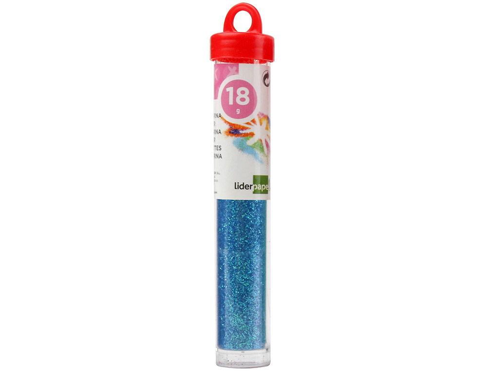 PURPURINA LIDERPAPEL FANTASIA COLORES METALICOS PASTELES BOTE DE 18 GR