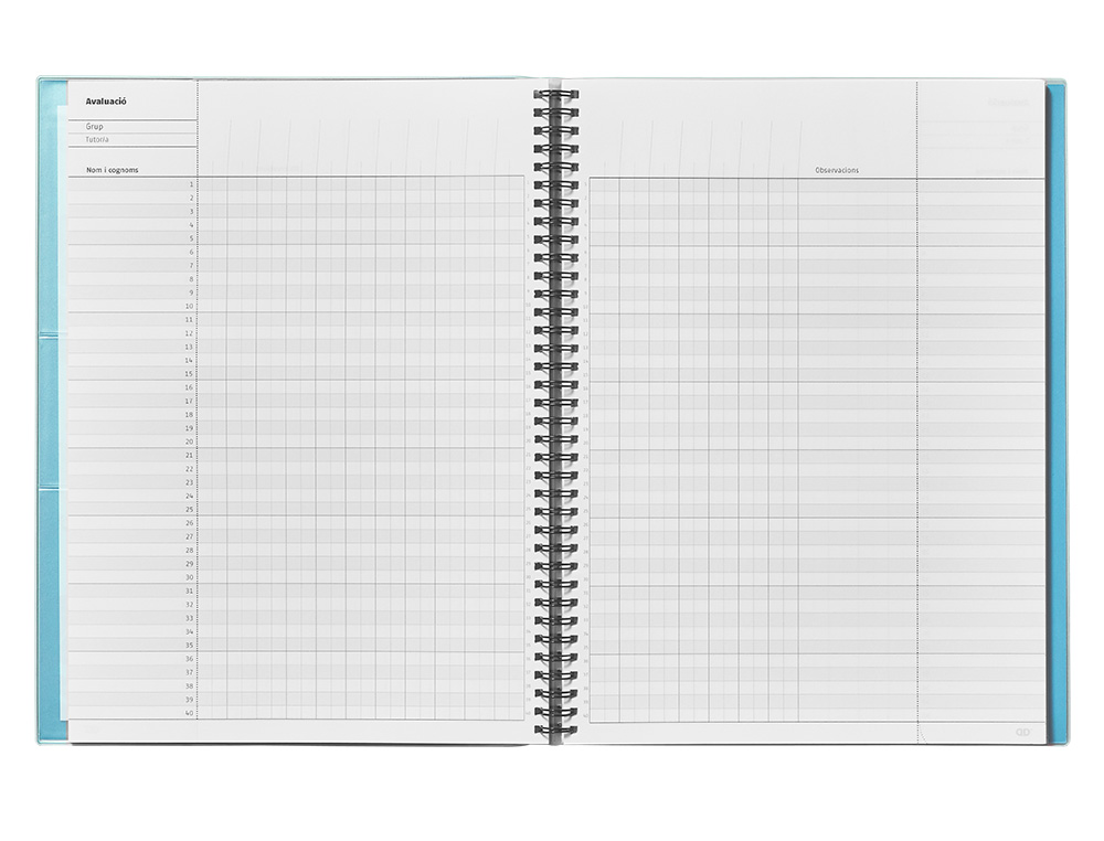 CUADERNO TRIPLEX CATALAN ADDITIO EVALUACION CONTINUA PLAN SEMANAL TUTORIAS 6 FUNDASTRANSPARENTES 225X310 MM
