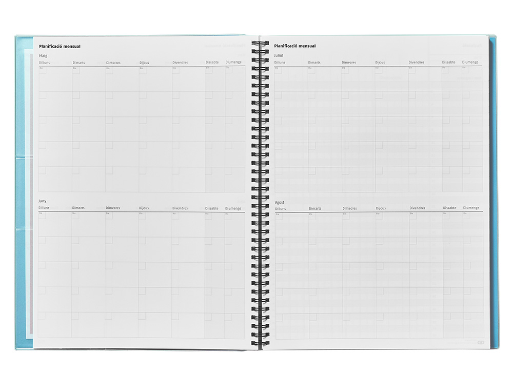 CUADERNO TRIPLEX CATALAN ADDITIO EVALUACION CONTINUA PLAN SEMANAL TUTORIAS 6 FUNDASTRANSPARENTES 225X310 MM