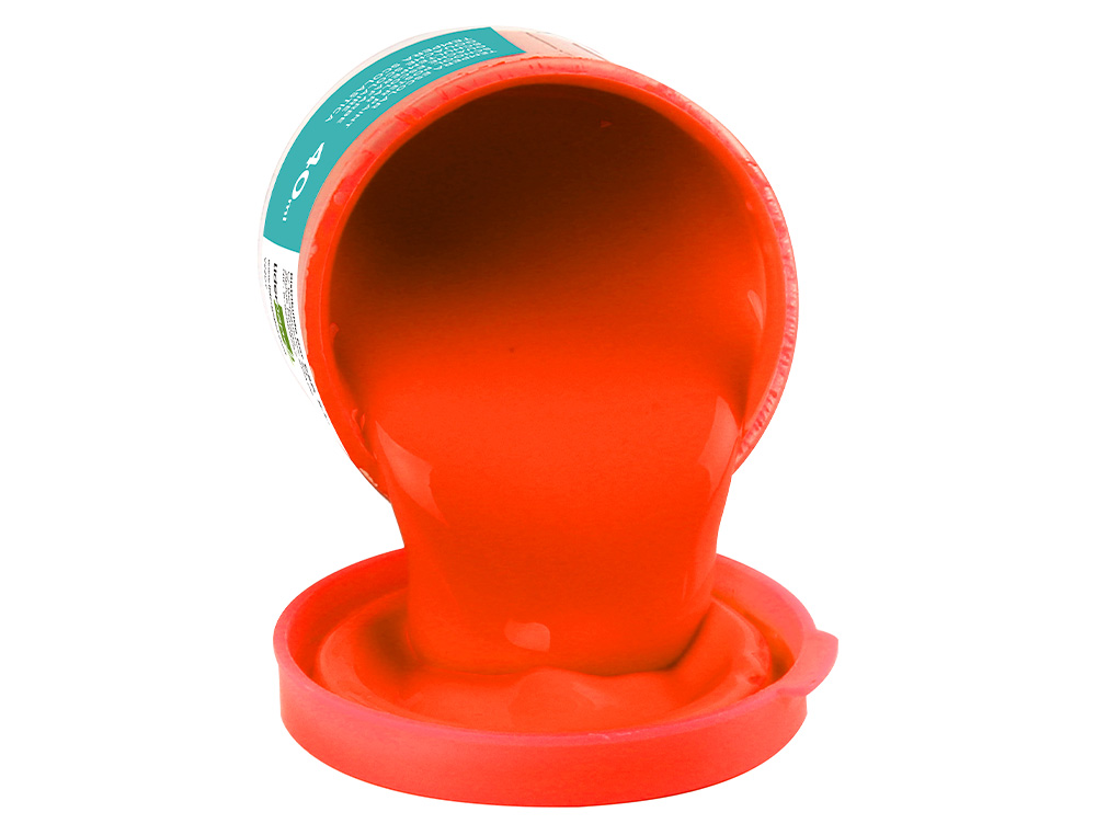 TEMPERA LIDERPAPEL ESCOLAR 40 ML NARANJA