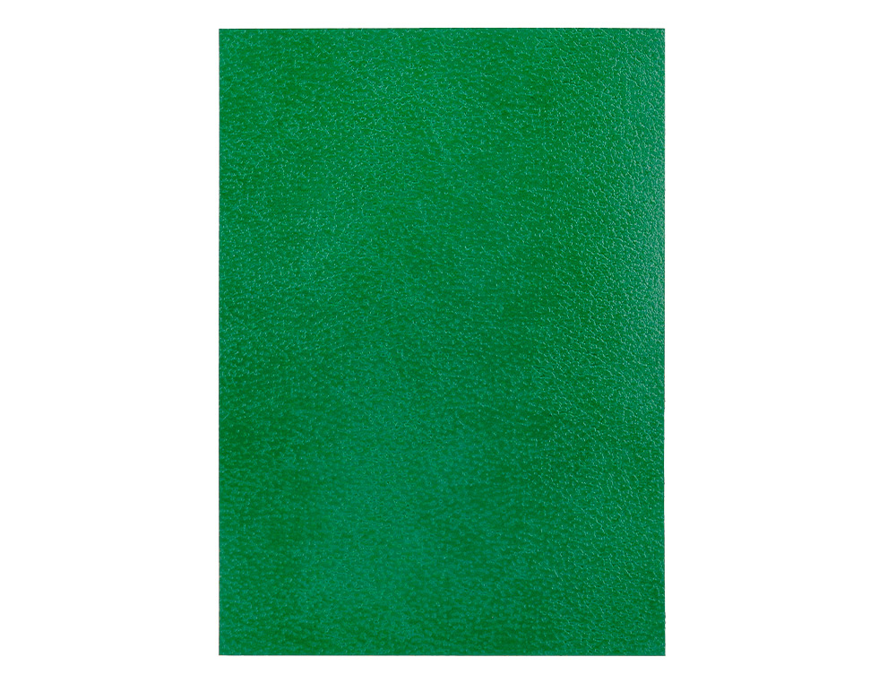 TAPA ENCUADERNACION LIDERPAPEL CARTON A4 1MM VERDE PAQUETE DE 50 UNIDADES