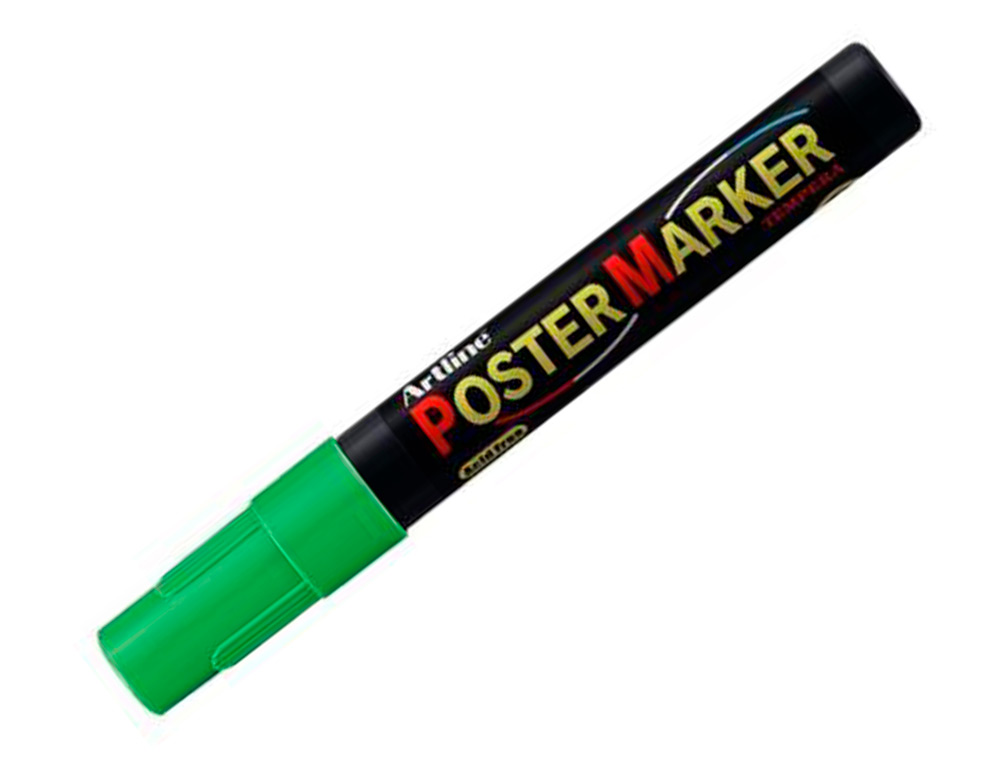 ROTULADOR ARTLINE POSTER MARKER EPP-4-VER FLU PUNTA REDONDA 2 MM COLOR VERDE FLUOR