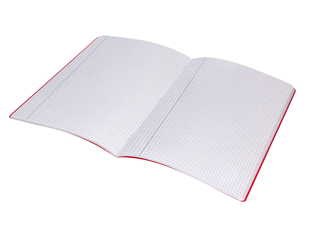 LIBRETA LIDERPAPEL 360 TAPA DE PLASTICO A5 48 HOJAS 90G/M2 CUADRO 4MM CON MARGEN COLORES SURTIDOS