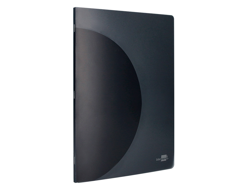LIBRETA LIDERPAPEL 360 TAPA DE PLASTICO A5 48 HOJAS 90G/M2 HORIZONTAL CON DOBLE MARGEN TAPA NEGRA