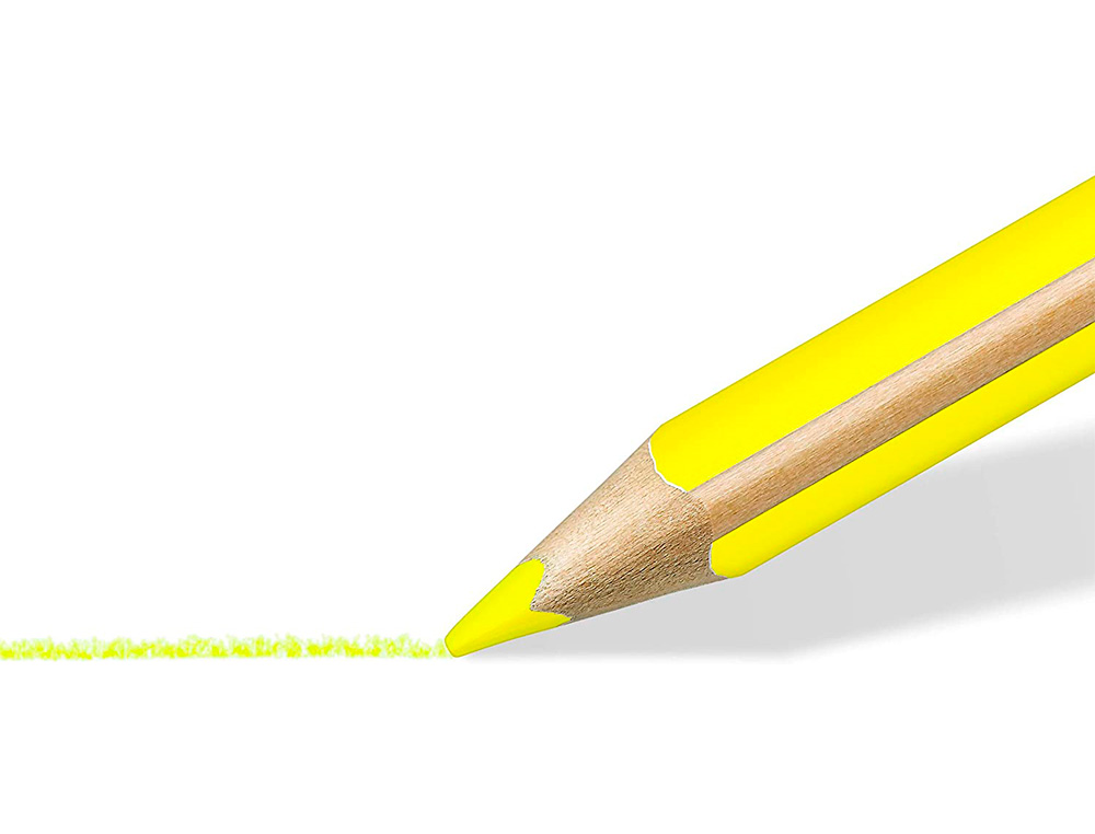 LAPICES FLUORESCENTE STAEDTLER TEXTSURFER DRY AMARILLO CAJA DE 12 UNIDADES