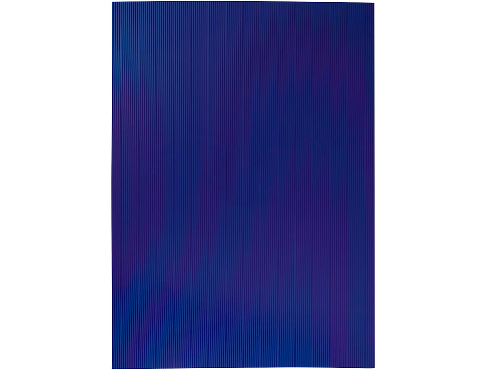GOMA EVA ONDULADA LIDERPAPEL 50X70CM 2,2MM DE ESPESOR AZUL OSCURO