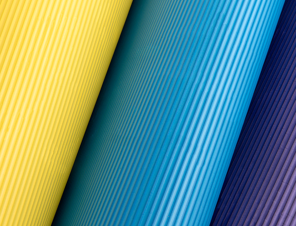 GOMA EVA ONDULADA LIDERPAPEL 50X70CM 2,2MM DE ESPESOR AZUL OSCURO