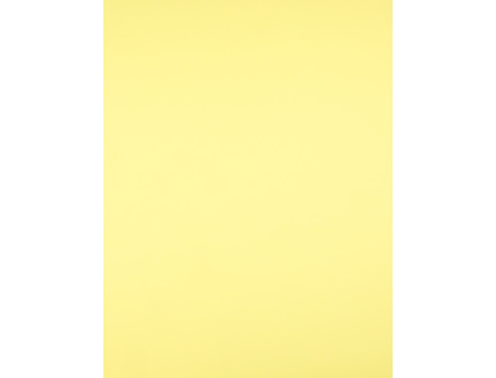 CARTULINA LIDERPAPEL 50X65 CM 180 GR AMARILLO MEDIO UNIDAD