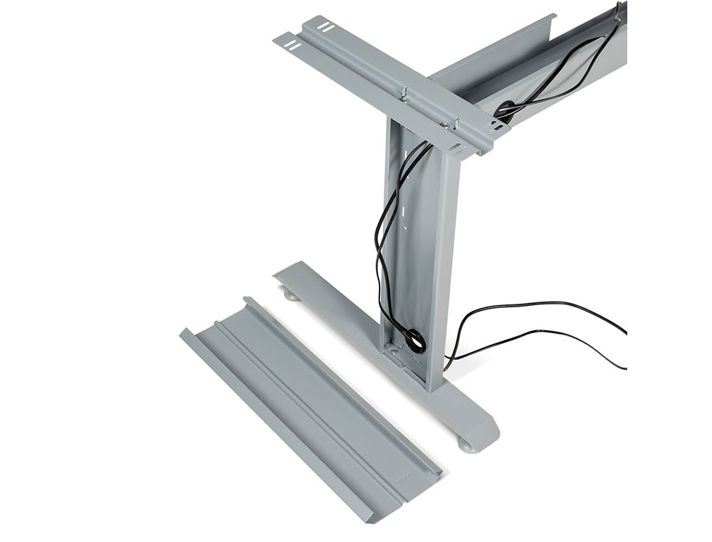 MESA DE OFICINA ROCADA METAL 2003AC02 ALUMINIO /GRIS 180X80 CM