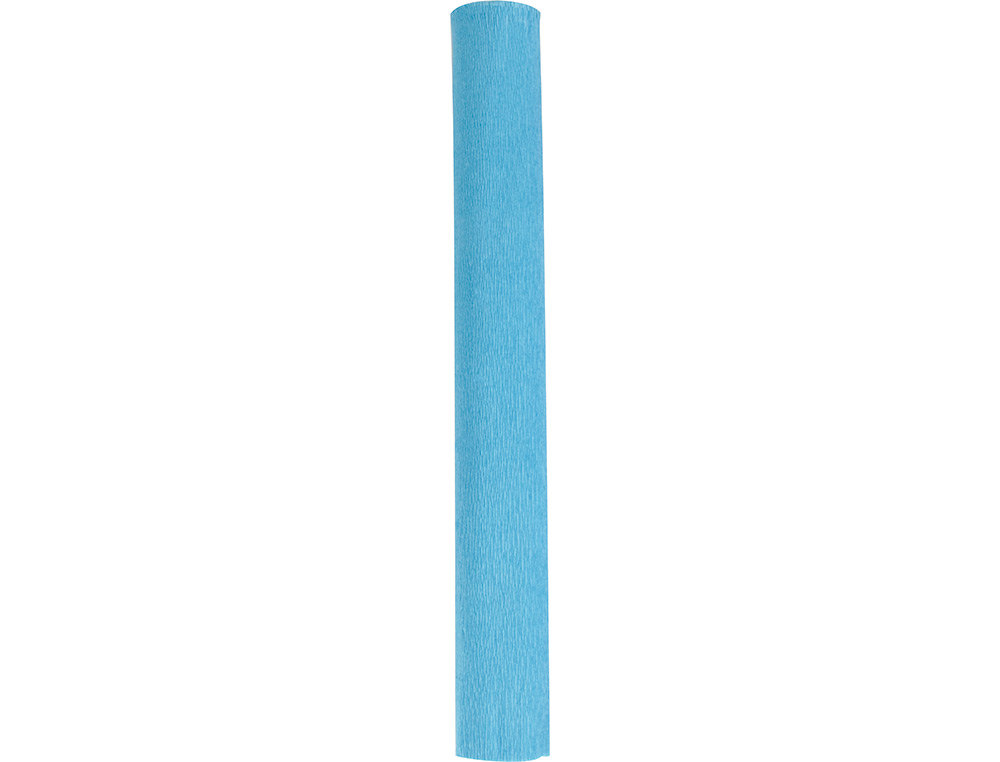 PAPEL CRESPON LIDERPAPEL ROLLO DE 50 CM X 2,5 M 85G/M2 CELESTE