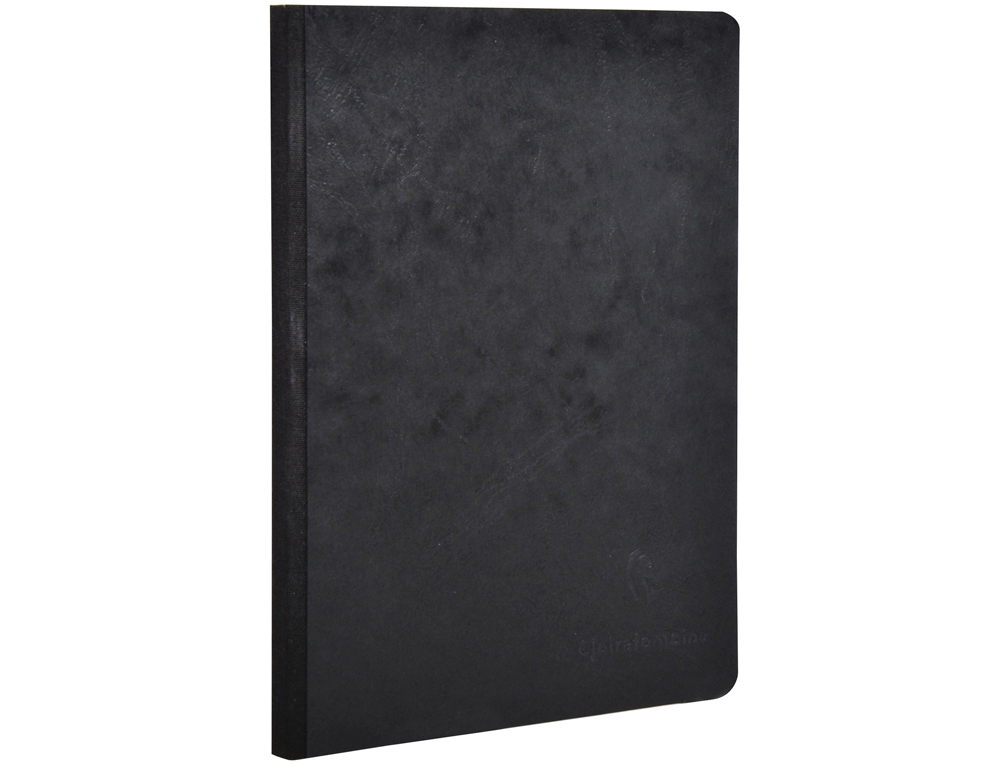 LIBRETA AGE-BAG TAPA CARTULINA LOMO COSIDO RAYADO HORIZONTAL 96 HOJAS COLOR NEGRO 210X297 MM