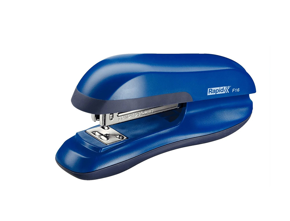 GRAPADORA RAPID F30 PLASTICO ABS COLOR AZUL CAPACIDAD 30 HOJAS USA GRAPAS 24/6 Y 26/6