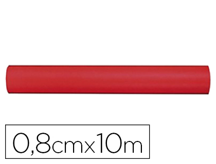 MATERIAL EFECTO TELA APLI DRESSY BOND ROLLO 80 CM X 10 M ROJO