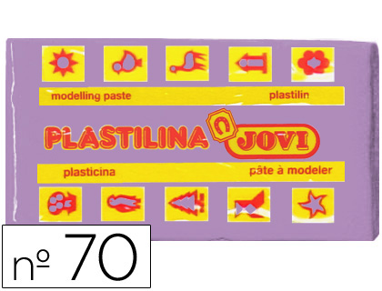 PLASTILINA JOVI 70 LILA -UNIDAD -TAMAO PEQUEO