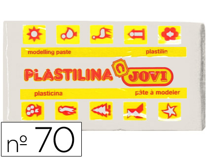 PLASTILINA JOVI 70 BLANCA -UNIDAD -TAMAO PEQUEO