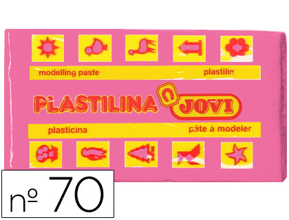 PLASTILINA JOVI 70 ROSA -UNIDAD -TAMAO PEQUEO
