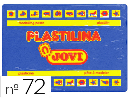 PLASTILINA JOVI 72 AZUL OSCURO -UNIDAD -TAMAO GRANDE