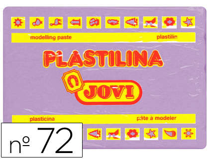 PLASTILINA JOVI 72 LILA -UNIDAD -TAMAO GRANDE